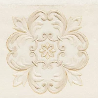 Linum Home Textiles Alyssa Embellished Medallion Bath Towel