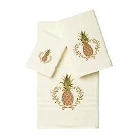 Linum Home Textiles Welcome Embellished 3-pc. Bath Towel Set
