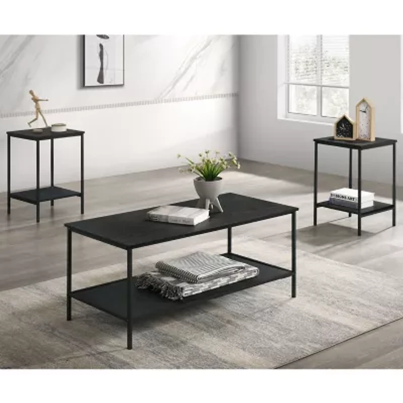 Furniture Of America Ellia Easy Setup Coffee Table Set