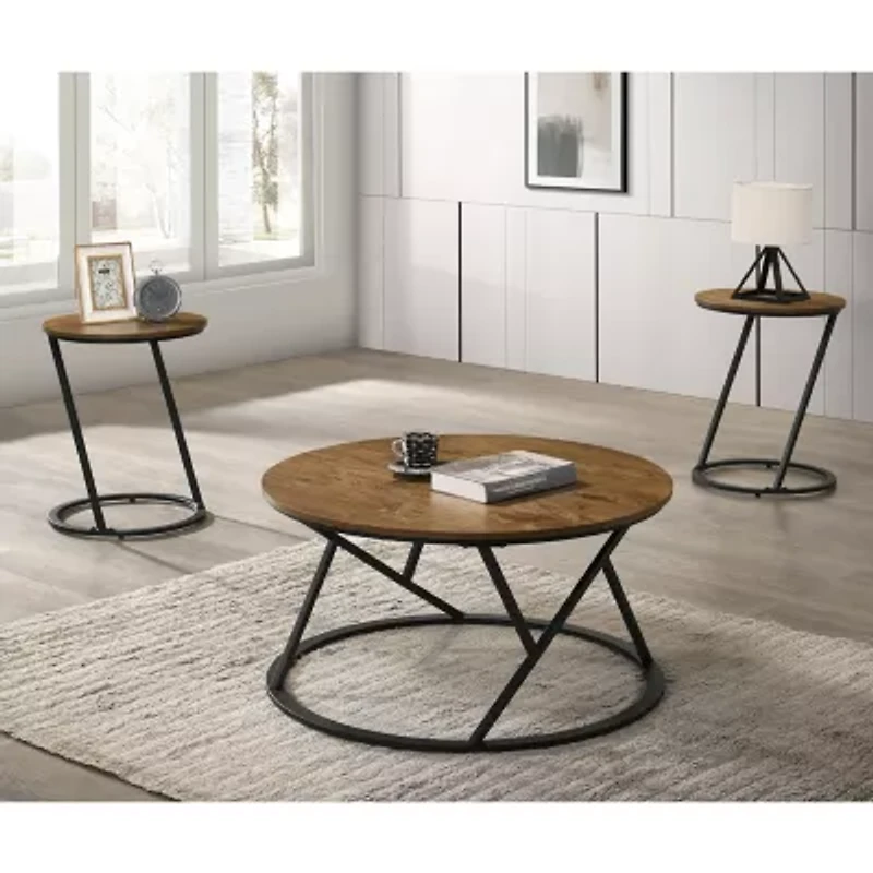 Furniture Of America Ozena Easy Setup Coffe Table Set