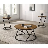 Furniture Of America Ozena Easy Setup Coffe Table Set
