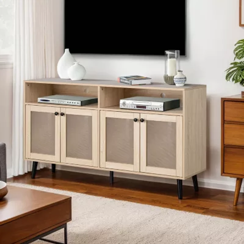 Furniture Of America Cullen Magnetic Door Catch Tv Stand