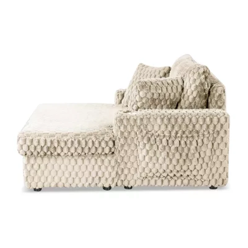Furniture Of America Nattel Upholstered Chaise Lounges