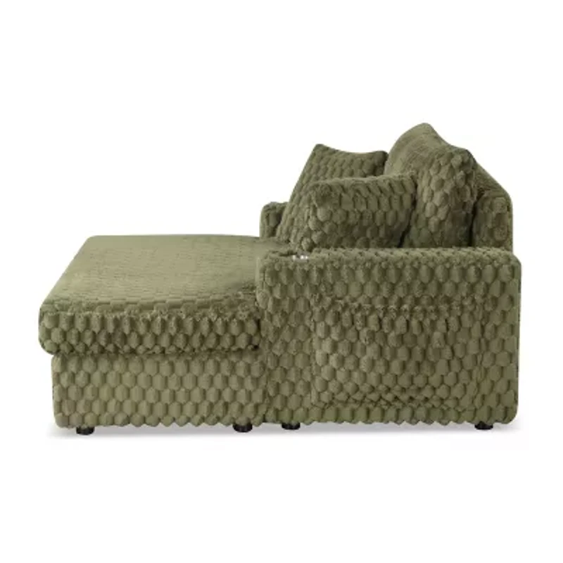 Furniture Of America Nattel Upholstered Chaise Lounges