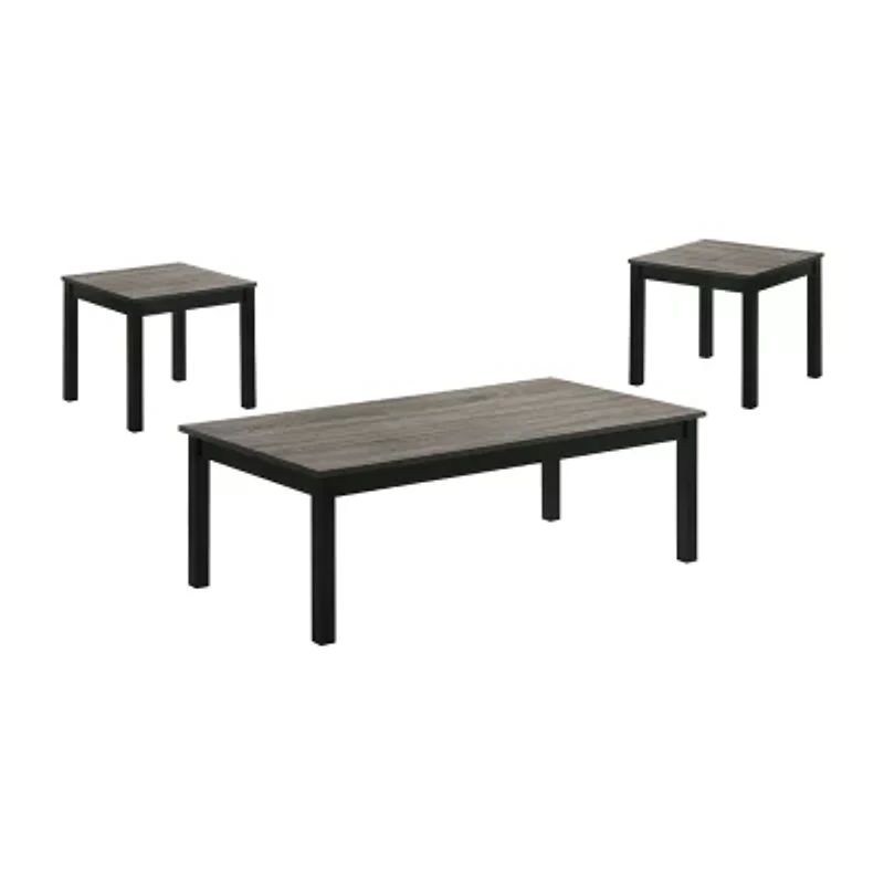 Funiture Of America Linel Easy Setup Coffee Table Set
