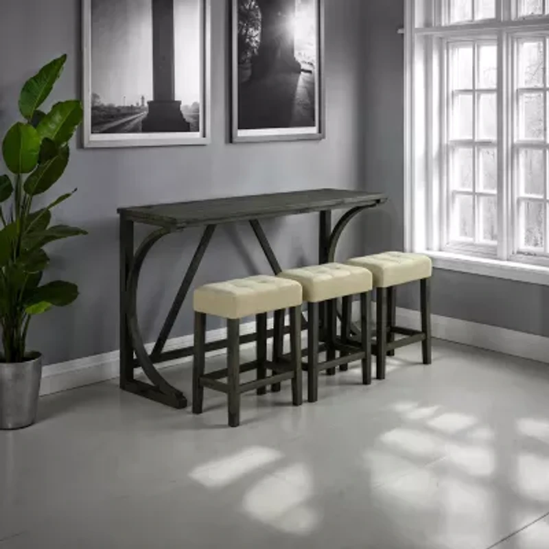 Furniture Of America Amme Tufted Coffee Table set