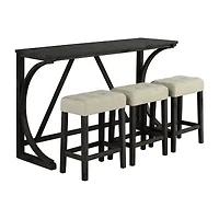 Furniture Of America Amme Tufted Coffee Table set