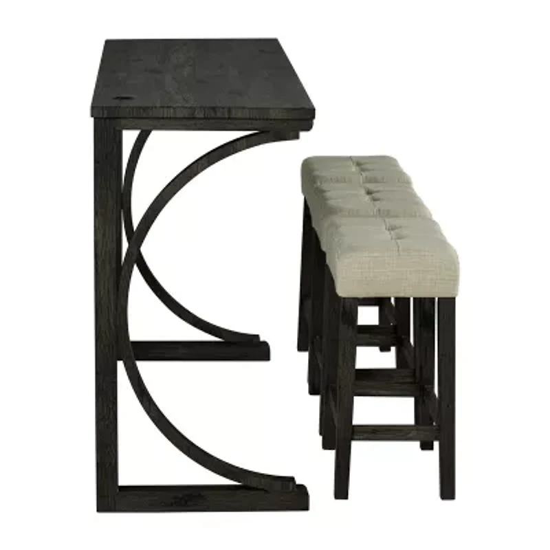 Furniture Of America Amme Tufted Coffee Table set