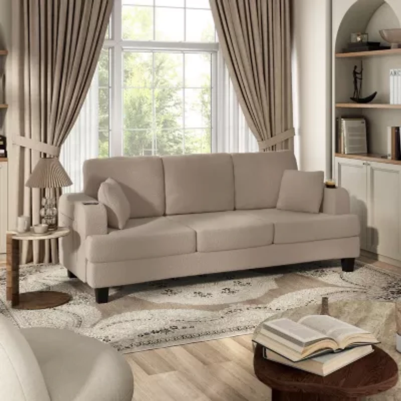 Furniture of America™ Colby Track-Arm Sofa