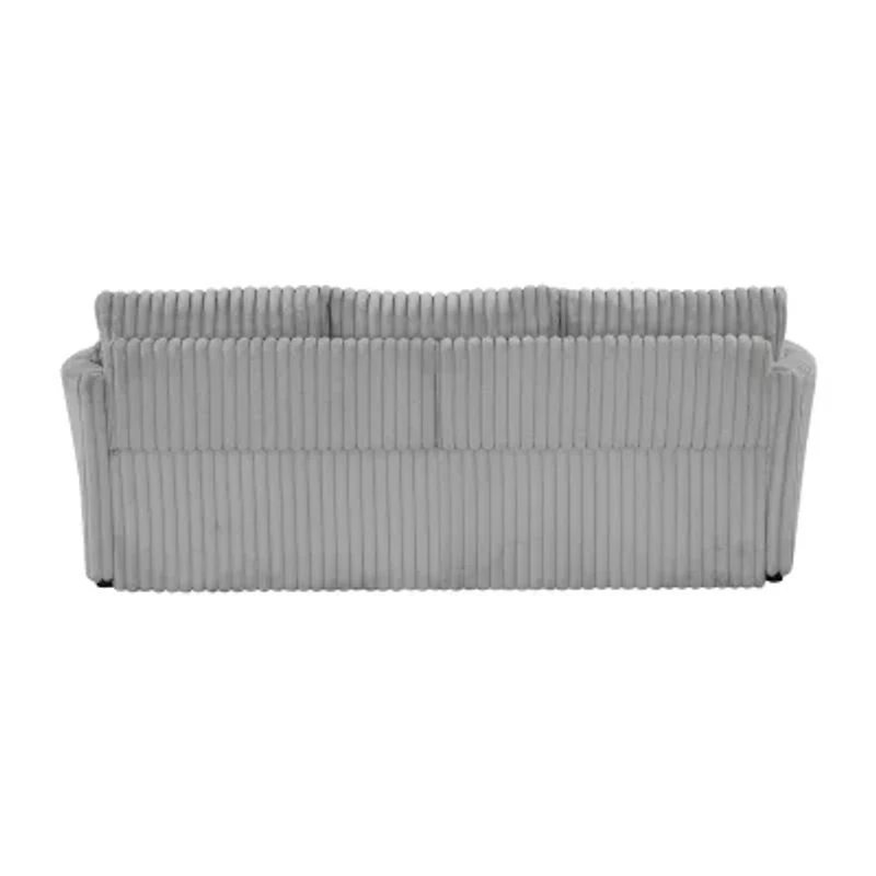Furniture of America™ Bond Curved Slope-Arm Sofa
