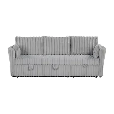 Furniture of America™ Bond Curved Slope-Arm Sofa