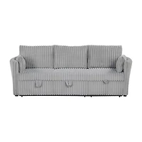 Furniture of America™ Bond Curved Slope-Arm Sofa