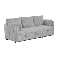 Furniture of America™ Bond Curved Slope-Arm Sofa