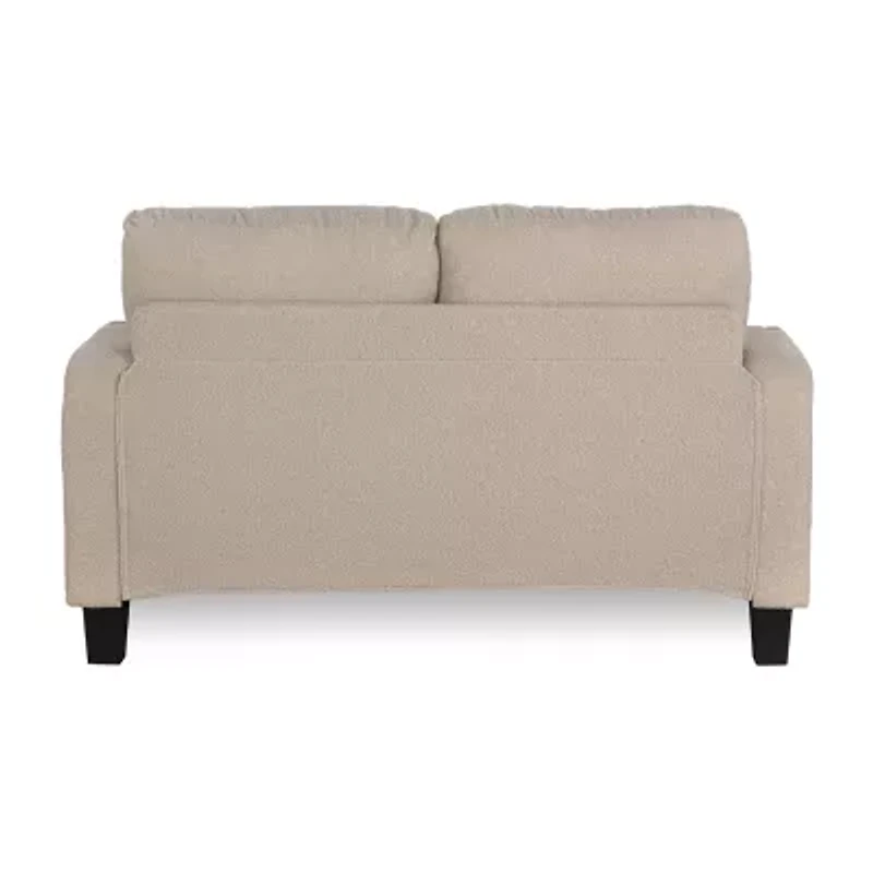 Furniture of America™ Colby Track-Arm Upholstered Loveseat