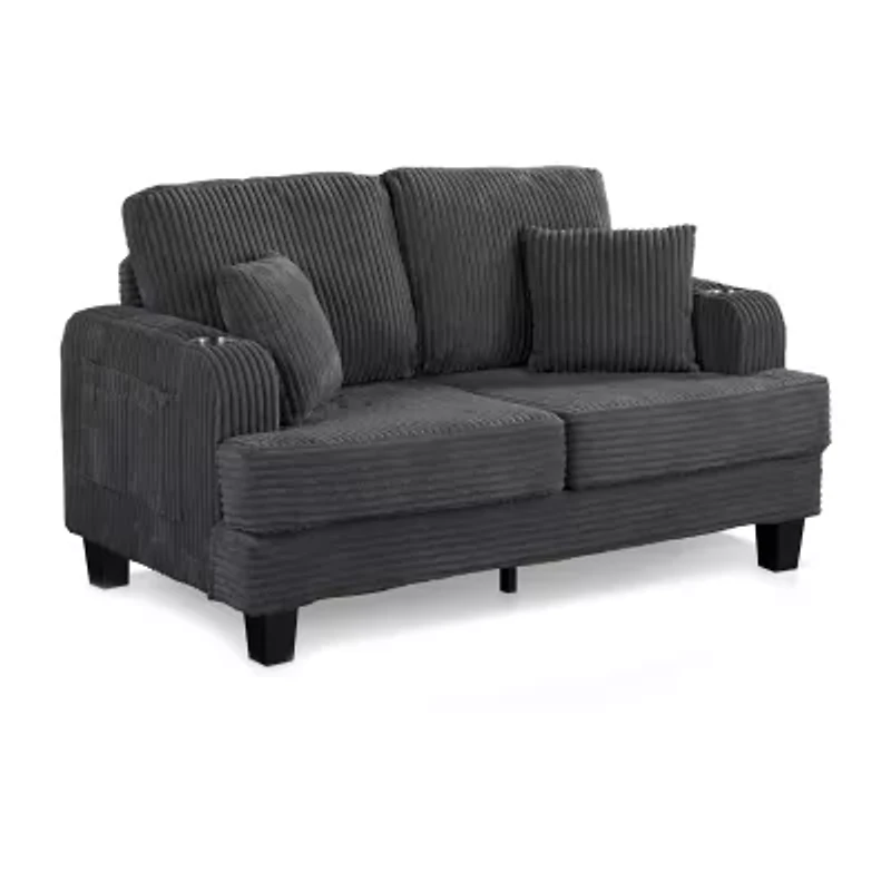 Furniture Of Americ Kasin Upholstered Loveseat