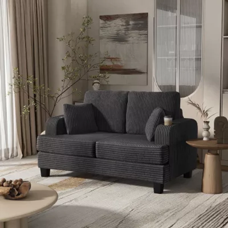 Furniture Of Americ Kasin Upholstered Loveseat
