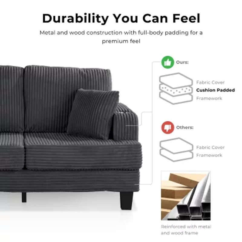 Furniture Of Americ Kasin Upholstered Sofas