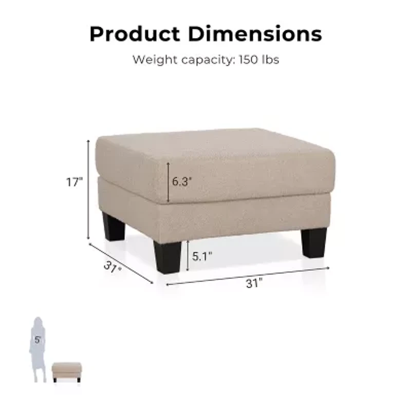 Furniture of America™ Colby Storage Ottoman