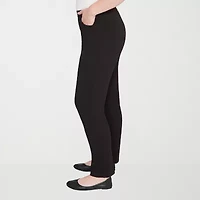 Alfred Dunner Jet Setter Womens Straight Pull-On Pant