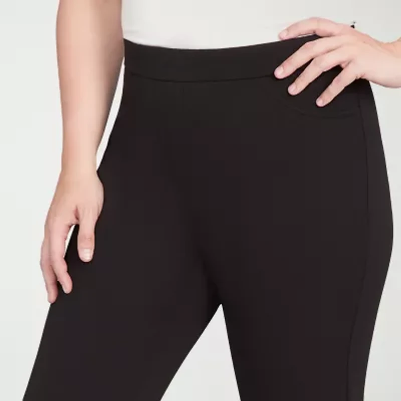 Alfred Dunner Jet Setter Womens Straight Pull-On Pant