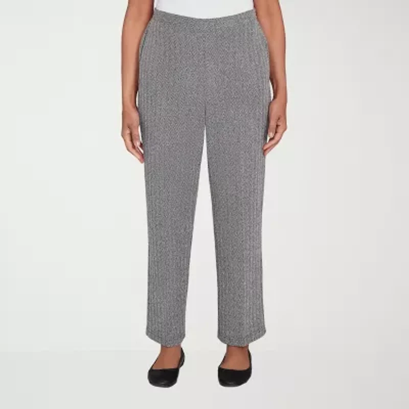 Alfred Dunner Jet Setter Womens Straight Pull-On Pant