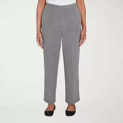 Alfred Dunner Jet Setter Womens Straight Pull-On Pant