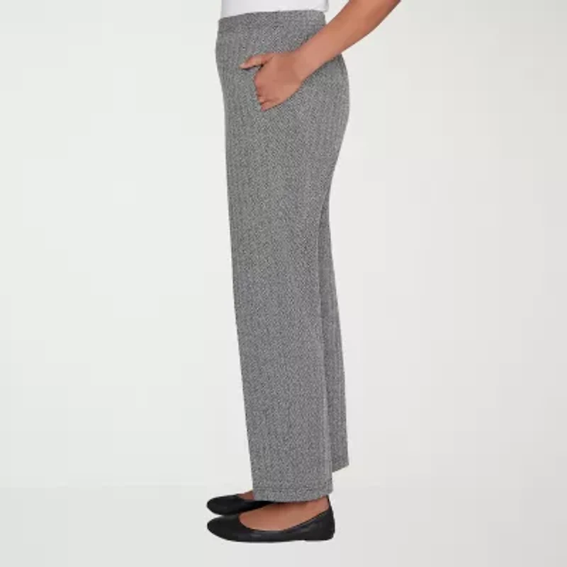 Alfred Dunner Jet Setter Womens Straight Pull-On Pant