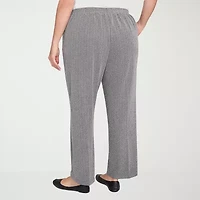 Alfred Dunner Jet Setter Womens Straight Plus Short Pull-On Pant