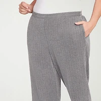 Alfred Dunner Jet Setter Womens Straight Plus Short Pull-On Pant