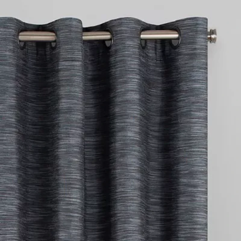 Eclipse Warren Grommet Top Energy Saving 100% Blackout Single Curtain Panel