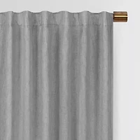Eclipse Nora Rod Pocket Back Tab Blackout Single Curtain Panel