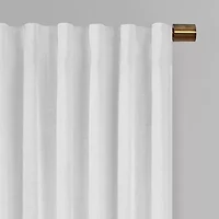 Eclipse Nora Rod Pocket Back Tab Blackout Single Curtain Panel
