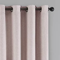 Eclipse Cara Grommet Top 100% Blackout Single Curtain Panel