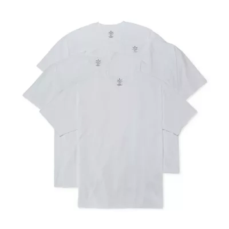Stafford Heavyweight Mens 4 Pack Short Sleeve Crew Neck T-Shirt