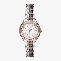 Geneva Geneva Ladies Womens Crystal Accent Silver Tone Bracelet Watch Fmdjm286