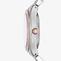 Geneva Geneva Ladies Womens Crystal Accent Silver Tone Bracelet Watch Fmdjm286