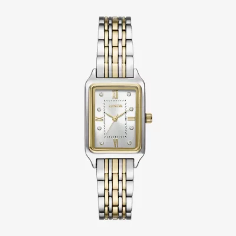 Geneva Geneva Ladies Womens Crystal Accent Two Tone Bracelet Watch Fmdjm287