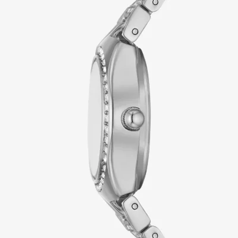 Geneva Geneva Ladies Womens Crystal Accent Silver Tone Bracelet Watch Fmdjm291