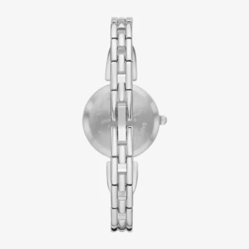 Geneva Geneva Ladies Womens Crystal Accent Silver Tone 2-pc. Watch Boxed Set Fmdjset077