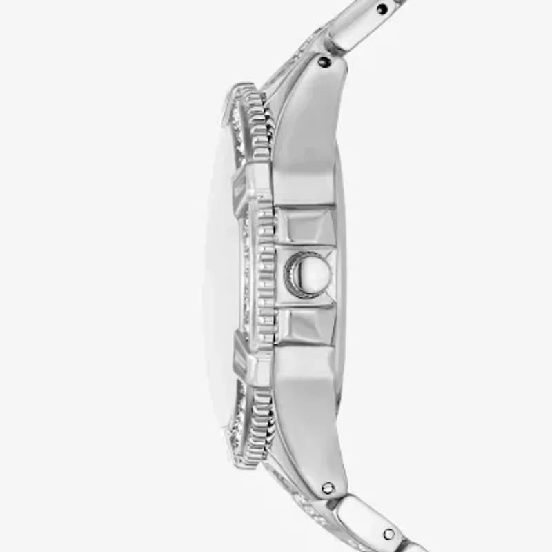 Ladies Boxed Sets Womens Crystal Accent Silver Tone 5-pc. Watch Boxed Set Fmdjset705