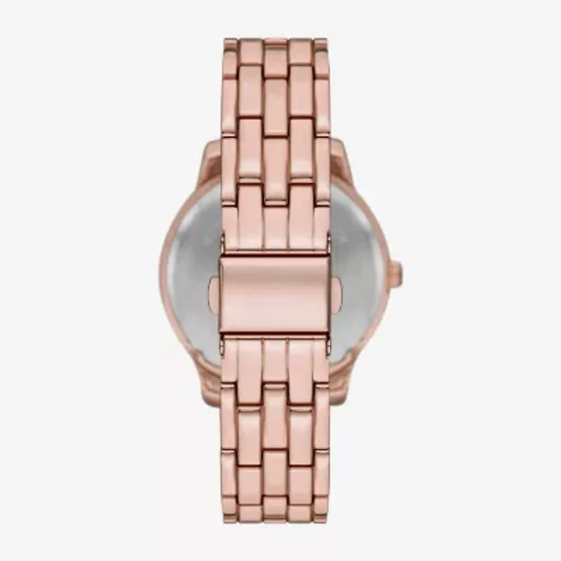 Ladies Boxed Sets Womens Crystal Accent Rose Goldtone 5-pc. Watch Boxed Set Fmdjset706