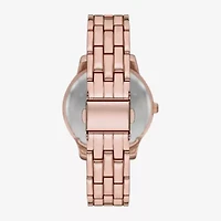 Ladies Boxed Sets Womens Crystal Accent Rose Goldtone 5-pc. Watch Boxed Set Fmdjset706