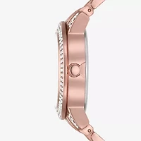 Ladies Boxed Sets Womens Crystal Accent Rose Goldtone 5-pc. Watch Boxed Set Fmdjset706