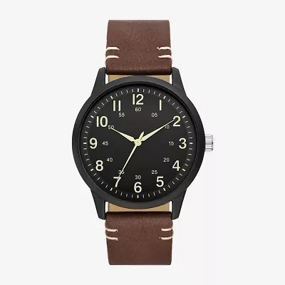 Mens Brown Strap Watch Fmdjo296