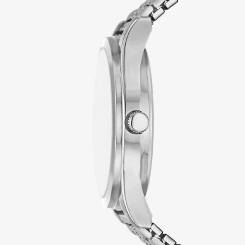Mens Silver Tone Stainless Steel Expansion Watch Fmdjo297