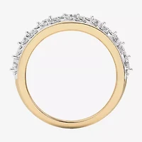G-H / Si1-Si2) Womens / CT. T.W. Lab Grown White Diamond 10K Gold Band