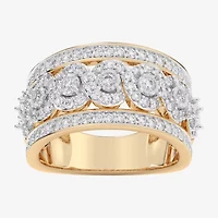 G-H / Si1-Si2) Womens / CT. T.W. Lab Grown White Diamond 10K Gold Band