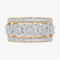 G-H / Si1-Si2) Womens / CT. T.W. Lab Grown White Diamond 10K Gold Band
