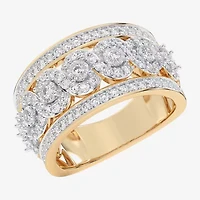 G-H / Si1-Si2) Womens / CT. T.W. Lab Grown White Diamond 10K Gold Band