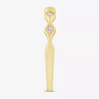 I / Si2) Womens 1/ CT. T.W. Lab Grown White Diamond 10K Gold Wedding Band